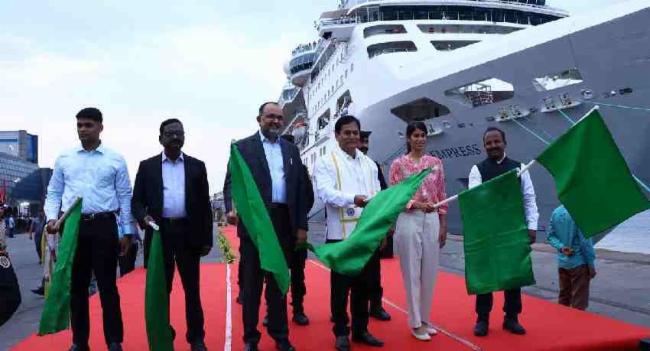 MV Empress on maiden voyage from Chennai to Sri Lanka